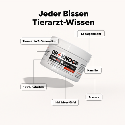 Katze Zahnsteinpulver bei Maulgeruch, Zahnpflege Katze , Zahnreinigung - Pulver anstatt Flocken oder Dentalspray - - einfache Verwendung anstatt Zähne putzen